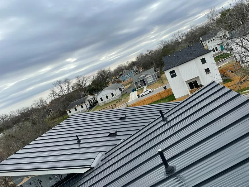 Standing seam metal roof panels with vents for Skylight Repair in Midvale